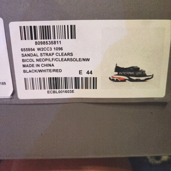 Balenciaga Men's Track Slide Sandals, Euro size 44 - Picture 10 of 12